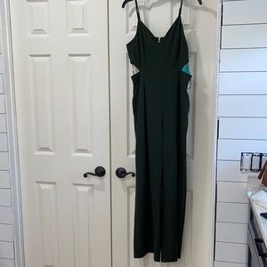 Hunter green GB jumpsuit